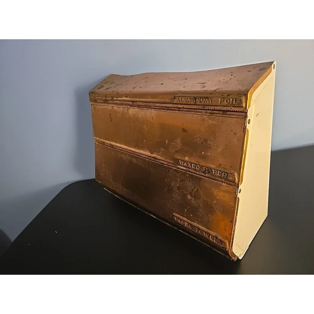 1950s‎ Lincoln Beautyware CU Dispenser For Waxed Paper Towel Aluminum Foil Wrap
